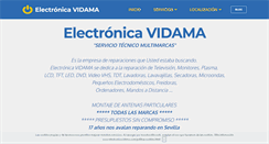 Desktop Screenshot of electronicavidama.com