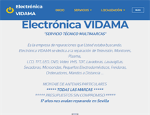 Tablet Screenshot of electronicavidama.com